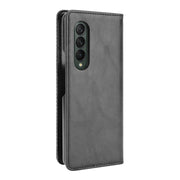 Custodia in pelle a vibrazione orizzontale con motivo retrò con fibbia magnetica con supporto, slot per schede e portafoglio, For Samsung Galaxy Z Fold3 5G, For Sony Xperia 10 III, For Xiaomi Mi Mix 4, For Xiaomi Redmi 10, For UMIDIGI Bison Pro        ...