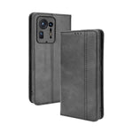 Custodia portafoglio in pelle con fibbia magnetica per Redmi 10