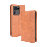 Custodia portafoglio in pelle con fibbia magnetica per Redmi 10
