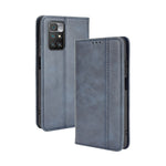 Custodia portafoglio in pelle con fibbia magnetica per Redmi 10