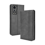 Custodia portafoglio in pelle con fibbia magnetica per Redmi 10