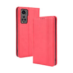 Custodia portafoglio in pelle con fibbia magnetica per Redmi 10