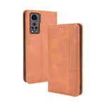Custodia portafoglio in pelle con fibbia magnetica per Redmi 10