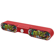 NewRixing NR-4017A TWS Graffiti Soundbar Altoparlante Bluetooth con manopola