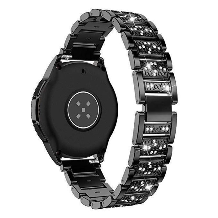 Cinturino di ricambio per cinturino di ricambio in acciaio diamantato universale a tre sfere da 22 mm, 22mm