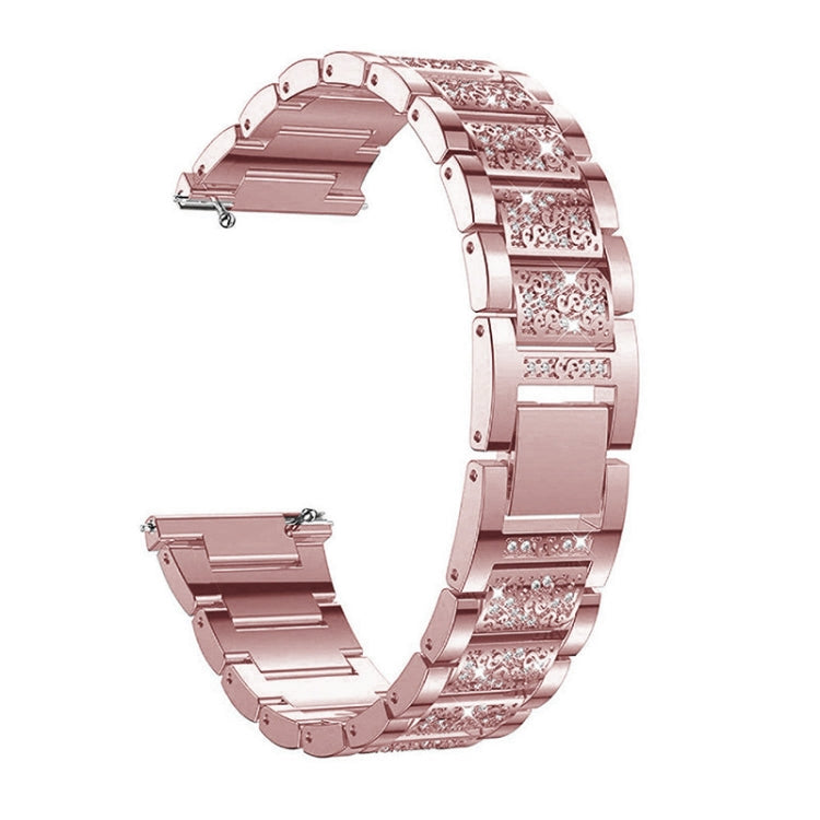 Cinturino di ricambio per cinturino di ricambio in acciaio diamantato universale a tre sfere da 22 mm, 22mm