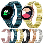 Cinturino di ricambio per cinturino di ricambio in acciaio diamantato universale a tre sfere da 22 mm, 22mm