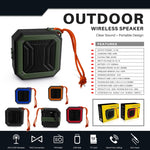 Altoparlante Bluetooth Rixing NR-103 Mini TWS con cordino