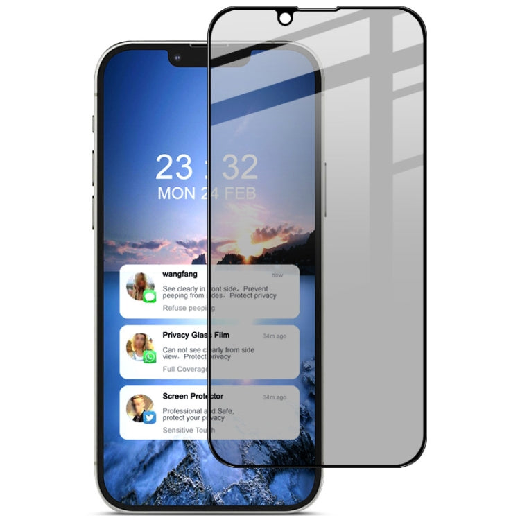 Pellicola vetro temperato anti-spia per iPhone 13 Pro Max