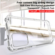 IMAK Custodia in TPU antiurto per airbag all-inclusive con protezione per lo schermo, For Nokia C30, For Xiaomi Redmi 10 4G Overseas Version, For Motorola Moto G60S
