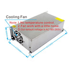 Display di sicurezza per il monitoraggio della barra luminosa a LED Alimentatore per lampada ad alta potenza, dimensioni: 245 x 125 x 65 mm, S-600-12 DC12V 50A 600W, S-720-12 DC12V 60A 720W, S-800-12 DC12V 66.7A 800W, S-1000-12 DC12V 83.3A 1000W       ...