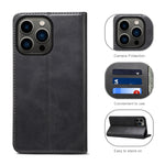 Custodia portafoglio in pelle per iPhone 13 Pro Max