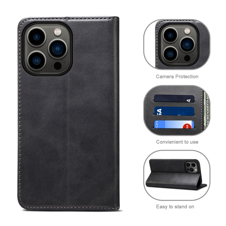 Custodia portafoglio in pelle per iPhone 13 Pro Max