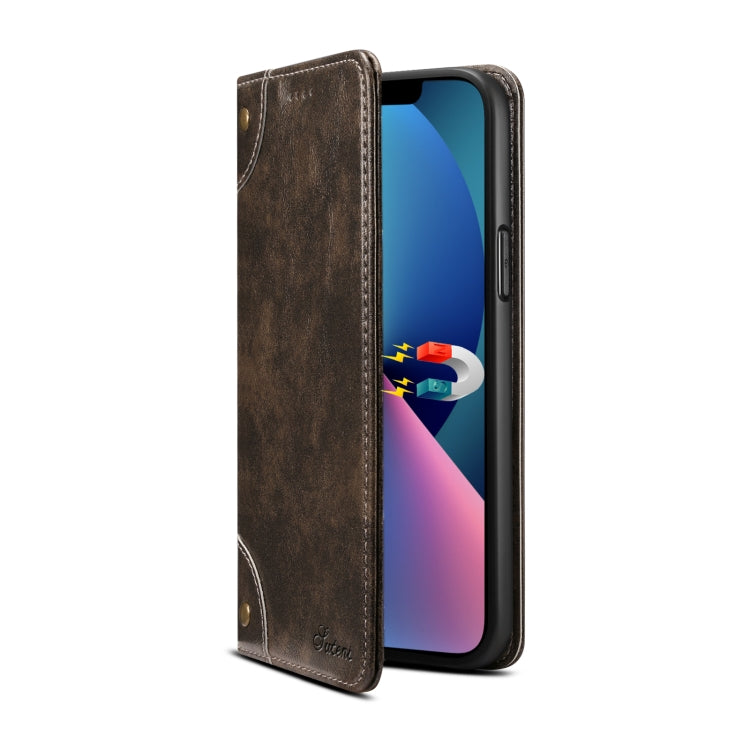 Custodia portafoglio in pelle con slot carte per iPhone 13 Pro Ma