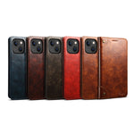 Custodia portafoglio in pelle con slot carte per iPhone 13 Pro Ma