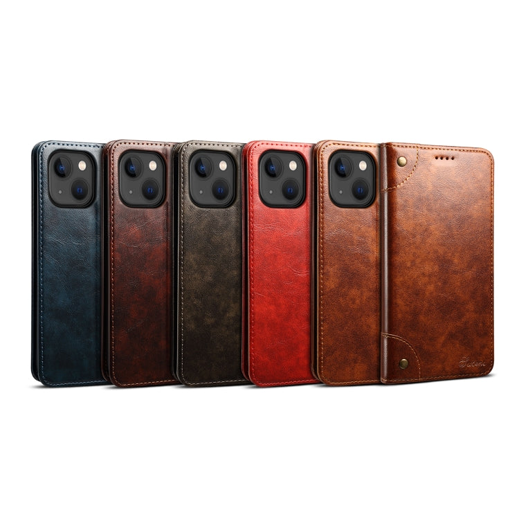 Custodia portafoglio in pelle con slot carte per iPhone 13 Pro Ma