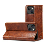 Custodia portafoglio in pelle con slot carte per iPhone 13 Pro Ma