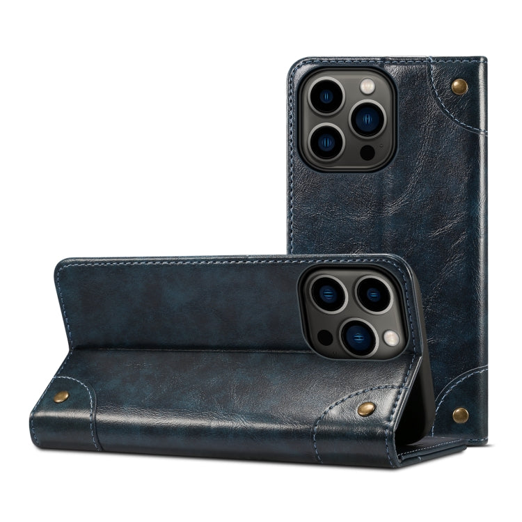 Custodia portafoglio in pelle con slot carte per iPhone 13 Pro Ma