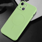 Custodia Magsafe antiurto in silicone liquido a copertura totale, For iPhone 13 mini, For iPhone 13, For iPhone 13 Pro