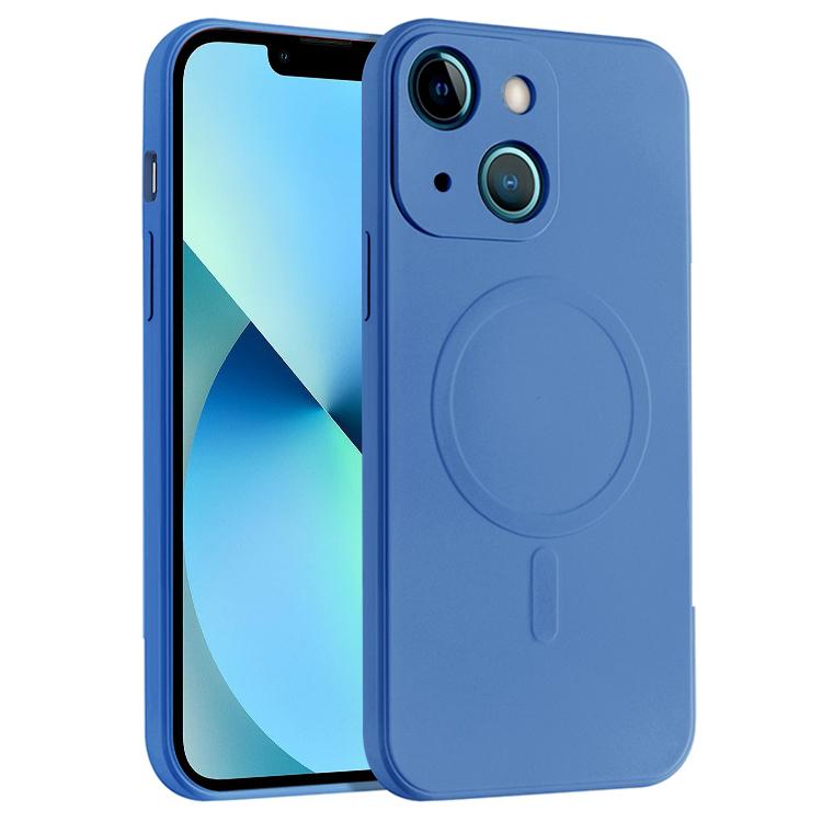 Custodia silicone liquido antiurto per iPhone 13
