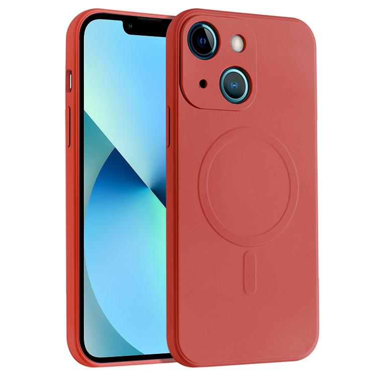 Custodia silicone liquido antiurto per iPhone 13