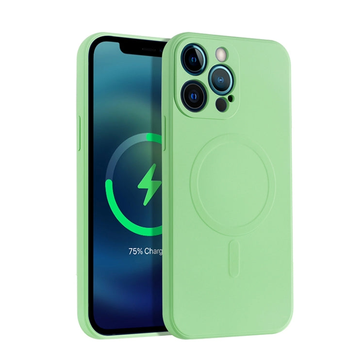 Custodia Magsafe antiurto in silicone liquido a copertura totale, For iPhone 13 Pro Max