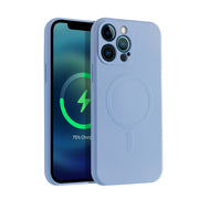 Custodia Magsafe antiurto in silicone liquido a copertura totale, For iPhone 13 Pro Max