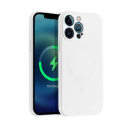 Custodia Magsafe antiurto in silicone liquido a copertura totale, For iPhone 13 Pro Max