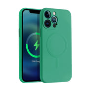 Custodia Magsafe antiurto in silicone liquido a copertura totale, For iPhone 13 Pro Max