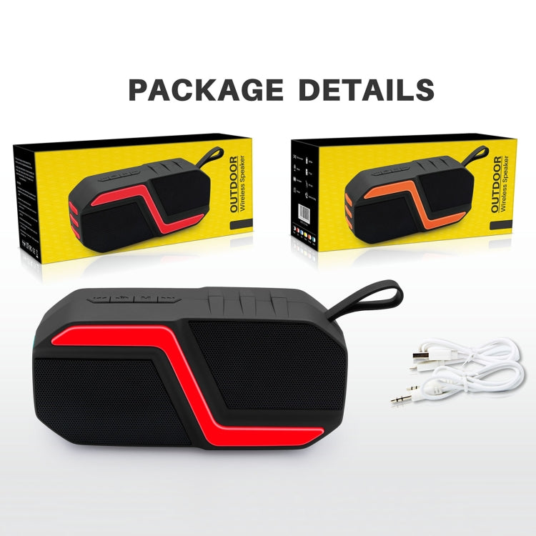 NewRixing NR-5019 Altoparlante Bluetooth portatile da esterno, supporto chiamate in vivavoce / scheda TF / disco FM / U