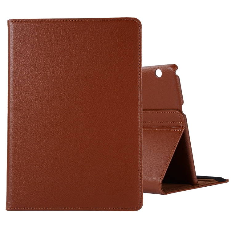 Litchi Texture Flip orizzontale Custodia in pelle con rotazione a 360 gradi con supporto, For Huawei MediaPad T3 10