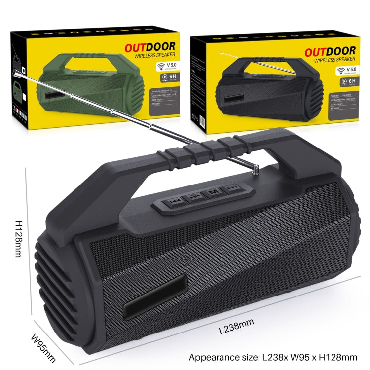NewRixing NR-4025FM Altoparlante Bluetooth portatile 10W