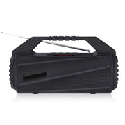 NewRixing NR-4025FM con schermo Altoparlante Bluetooth portatile a prova di spruzzi d'acqua per esterni, supporto chiamate in vivavoce / scheda TF / disco FM / U