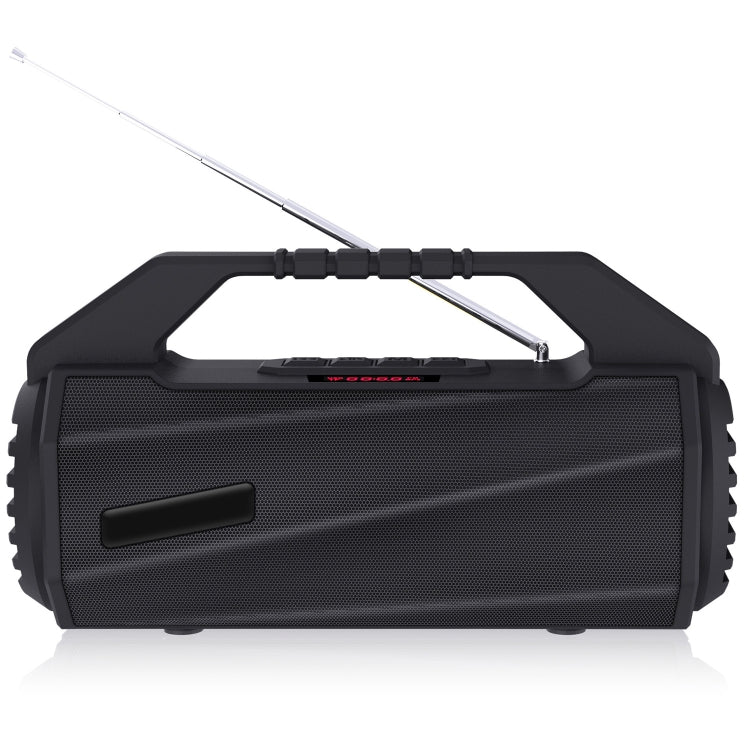 NewRixing NR-4025FM con schermo Altoparlante Bluetooth portatile a prova di spruzzi d'acqua per esterni, supporto chiamate in vivavoce / scheda TF / disco FM / U