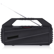 NewRixing NR-4025FM con schermo Altoparlante Bluetooth portatile a prova di spruzzi d'acqua per esterni, supporto chiamate in vivavoce / scheda TF / disco FM / U