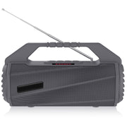 NewRixing NR-4025FM con schermo Altoparlante Bluetooth portatile a prova di spruzzi d'acqua per esterni, supporto chiamate in vivavoce / scheda TF / disco FM / U