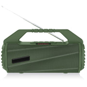 NewRixing NR-4025FM con schermo Altoparlante Bluetooth portatile a prova di spruzzi d'acqua per esterni, supporto chiamate in vivavoce / scheda TF / disco FM / U