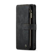 CaseMe-C30 PU + TPU Custodia multifunzionale orizzontale in pelle con flip con supporto e slot per schede e portafoglio e tasca con cerniera, For iPhone 8 Plus & 7 Plus & 6 Plus, For iPhone SE 2022 / SE 2020 / 8 / 7 / 6, For iPhone 11, For iPhone 11 Pr...