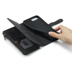 Custodia portafoglio in pelle PU e TPU per iPhone compatibili