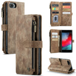 Custodia portafoglio in pelle PU e TPU per iPhone compatibili