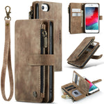 Custodia portafoglio in pelle PU e TPU per iPhone compatibili