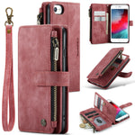 Custodia portafoglio in pelle PU e TPU per iPhone compatibili