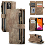Custodia portafoglio in pelle PU e TPU per iPhone compatibili