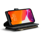 Custodia portafoglio in pelle con flip per iPhone 12/12 Pro