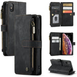 Custodia portafoglio in pelle con flip per iPhone 12/12 Pro