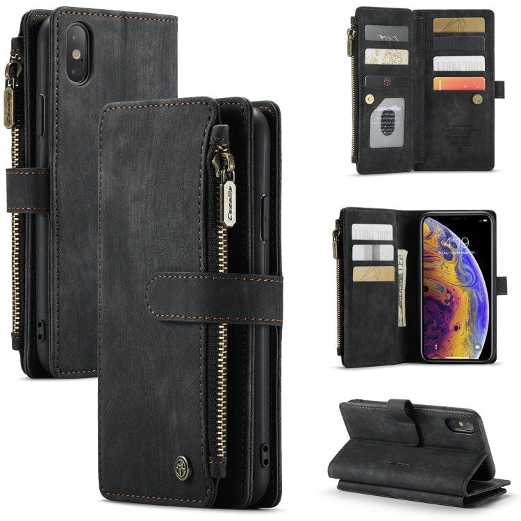 Custodia portafoglio in pelle con flip per iPhone 12/12 Pro