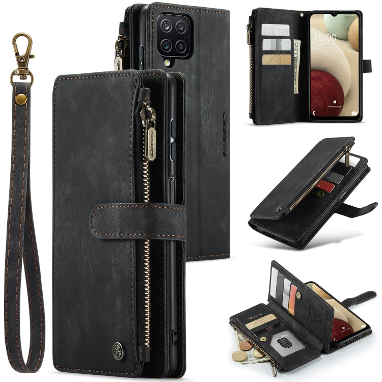 CaseMe-C30 PU + TPU Custodia multifunzionale orizzontale in pelle con flip con supporto e slot per schede e portafoglio e tasca con cerniera, For Samsung Galaxy A12, For Samsung Galaxy A52 5G / 4G, For Samsung Galaxy Note10+                            ...