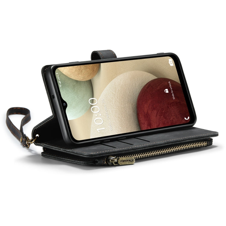 CaseMe-C30 PU + TPU Custodia multifunzionale orizzontale in pelle con flip con supporto e slot per schede e portafoglio e tasca con cerniera, For Samsung Galaxy A12, For Samsung Galaxy A52 5G / 4G, For Samsung Galaxy Note10+                            ...