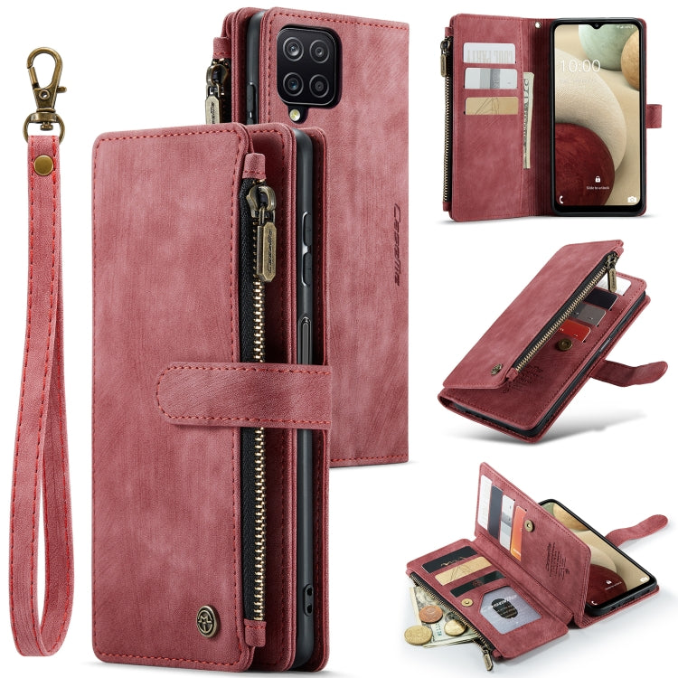 CaseMe-C30 PU + TPU Custodia multifunzionale orizzontale in pelle con flip con supporto e slot per schede e portafoglio e tasca con cerniera, For Samsung Galaxy A12, For Samsung Galaxy A52 5G / 4G, For Samsung Galaxy Note10+                            ...