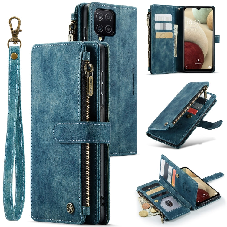 CaseMe-C30 PU + TPU Custodia multifunzionale orizzontale in pelle con flip con supporto e slot per schede e portafoglio e tasca con cerniera, For Samsung Galaxy A12, For Samsung Galaxy A52 5G / 4G, For Samsung Galaxy Note10+                            ...
